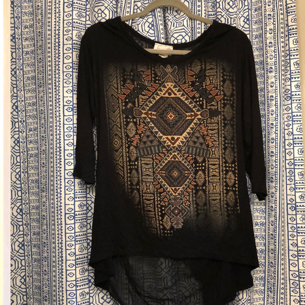 Black Quarter sleeve top